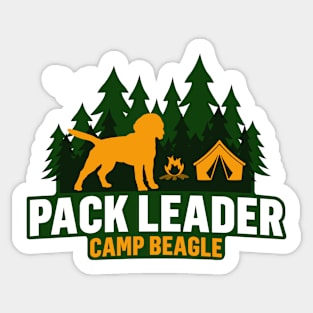Camp Beagle Pack Leader Sticker